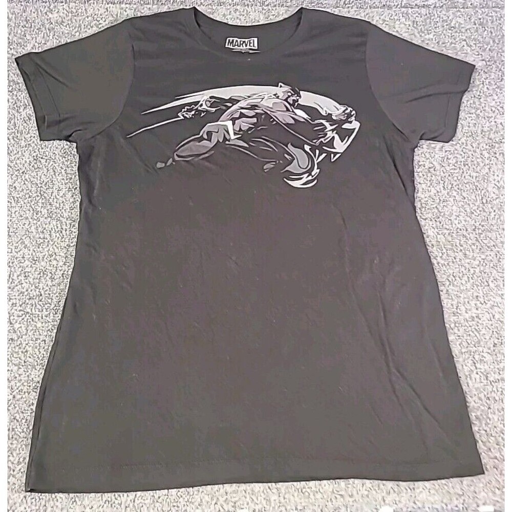 Black Panther Marvel Youth T-Shirt Size XXL Graphic Print Short Sleeve